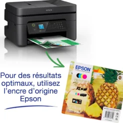 Imprimantes<Epson Imprimante multifonction Jet d’Encre A4 WorkForce WF-2930DWF