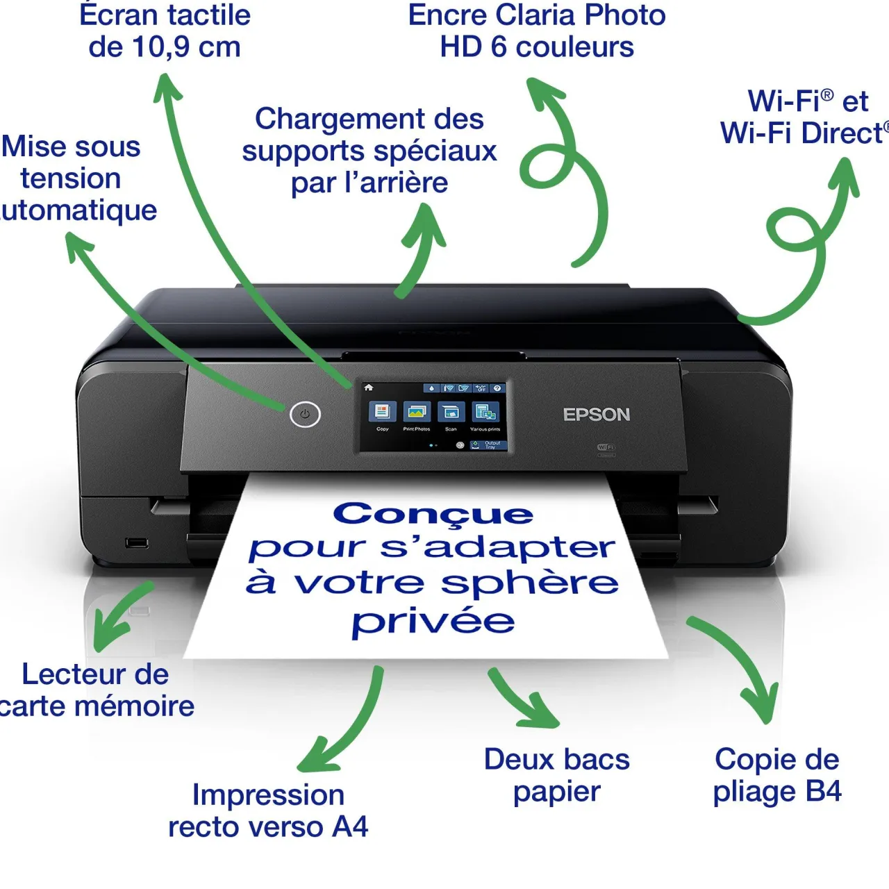 Imprimantes<Epson Imprimante multifonction Jet d’Encre photo A3 Expression XP-980