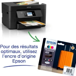 Imprimantes<Epson Imprimante multifonction Jet d’Encre A4 WorkForce Pro WF-3820DWF