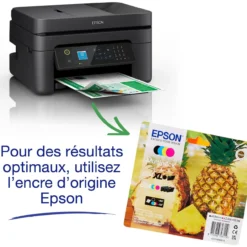 Imprimantes<Epson Imprimante multifonction Jet d’Encre A4 WorkForce WF-2935DWF