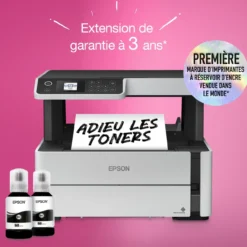 Imprimantes<Epson Imprimante multifonction monochrome A4 EcoTank ET-M2170 avec réservoir d’encre et Wi-Fi