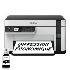 Imprimantes<Epson Imprimante multifonction monochrome A4 EcoTank ET-M2120 avec réservoir d’encre et Wi-Fi