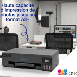 Imprimantes<Epson Imprimante photo A3+ EcoTank ET-18100 avec réservoirs d’encre et Wi-Fi