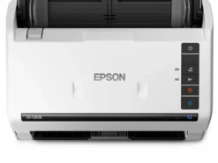 Scanners<Epson Le scanner recto verso automatique WorkForce DS-530III permet de numériser rapidement les documents professionnels