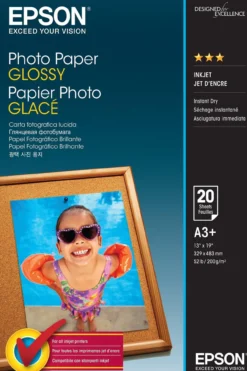 Papier<Epson Photo Paper Glossy A3+ 20 sheet