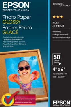 Papier<Epson Photo Paper Glossy 10x15cm 50 sheet