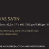 Papier<Epson Premium Canvas Satin Roll, 17" x 12.2m, 350g/m2