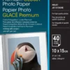 Papier<Epson Premium Glossy Photo Paper, 100 x 150 mm, 255g/m2, 40 Sheets