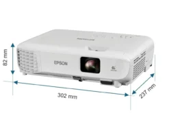 Projecteurs|Dernières Offres<Epson Projecteur à lampe WXGA EB-W53, 2 ports HDMI, 4 000 lumens, grande taille d’image jusqu’à 375 pouces (9,52 m)