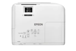 Projecteurs<Epson Projecteur à lampe WXGA EB-W55, Wi-Fi intégré, 2 ports HDMI, 4 000 lumens, grande taille d’image jusqu’à 320 pouces (8,13 m)