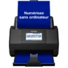 Scanners|Dernières Offres<Epson Scanner à défilement recto verso A4 WorkForce ES-580W avec Wi-Fi et écran tactile facile à utiliser