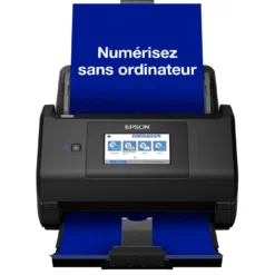 Scanners|Dernières Offres<Epson Scanner à défilement recto verso A4 WorkForce ES-580W avec Wi-Fi et écran tactile facile à utiliser