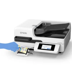 Scanners<Epson Scanner à plat A3 WorkForce DS-71000WN avec connexion réseau et compatible avec des plateformes ouvertes, avec chargeur automatique de documents de 150 feuilles