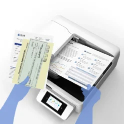 Scanners<Epson Scanner à plat A3 WorkForce DS-71000WN avec connexion réseau et compatible avec des plateformes ouvertes, avec chargeur automatique de documents de 150 feuilles