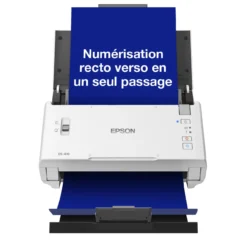 Scanners<Epson Scanner professionnel A4 compact WorkForce DS-410 avec chargeur automatique de documents de 50 feuilles et logiciel Document Capture Pro