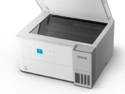 Imprimantes<Epson Solution d’impression A4 blanche EcoTank ET-2956 équipée d’une connexion Wi-Fi et de réservoirs d’encre, avec jusqu’à 3 ans d’encre inclus