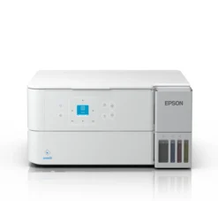 Imprimantes<Epson Solution d’impression A4 blanche EcoTank ET-2956 équipée d’une connexion Wi-Fi et de réservoirs d’encre, avec jusqu’à 3 ans d’encre inclus