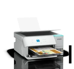 Imprimantes<Epson Solution d’impression A4 blanche EcoTank ET-2956 équipée d’une connexion Wi-Fi et de réservoirs d’encre, avec jusqu’à 3 ans d’encre inclus