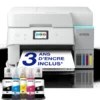 Imprimantes<Epson Solution d’impression A4 blanche EcoTank ET-4956 équipée d’une connexion Wi-Fi et de réservoirs d’encre, avec jusqu’à 3 ans d’encre inclus
