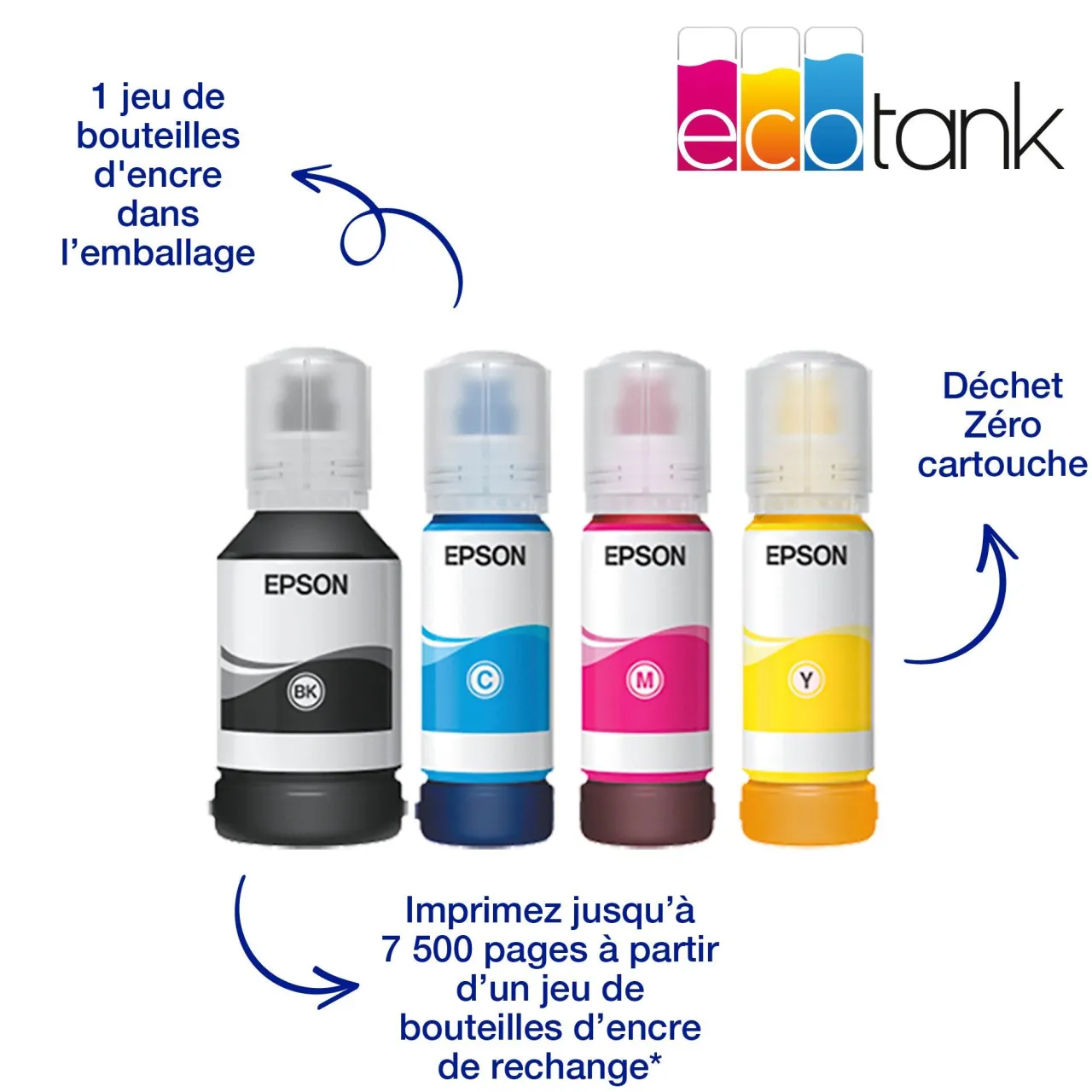 Imprimantes<Epson Solution d’impression A3+ EcoTank Pro ET-16685 avec Wi-Fi, réservoirs d’encre et prise en charge PCL