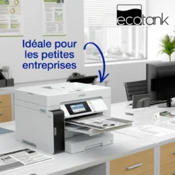 Imprimantes|Dernières Offres<Epson Solution d’impression A3+ EcoTank Pro ET-M16685 avec Wi-Fi, réservoirs d’encre et prise en charge PCL