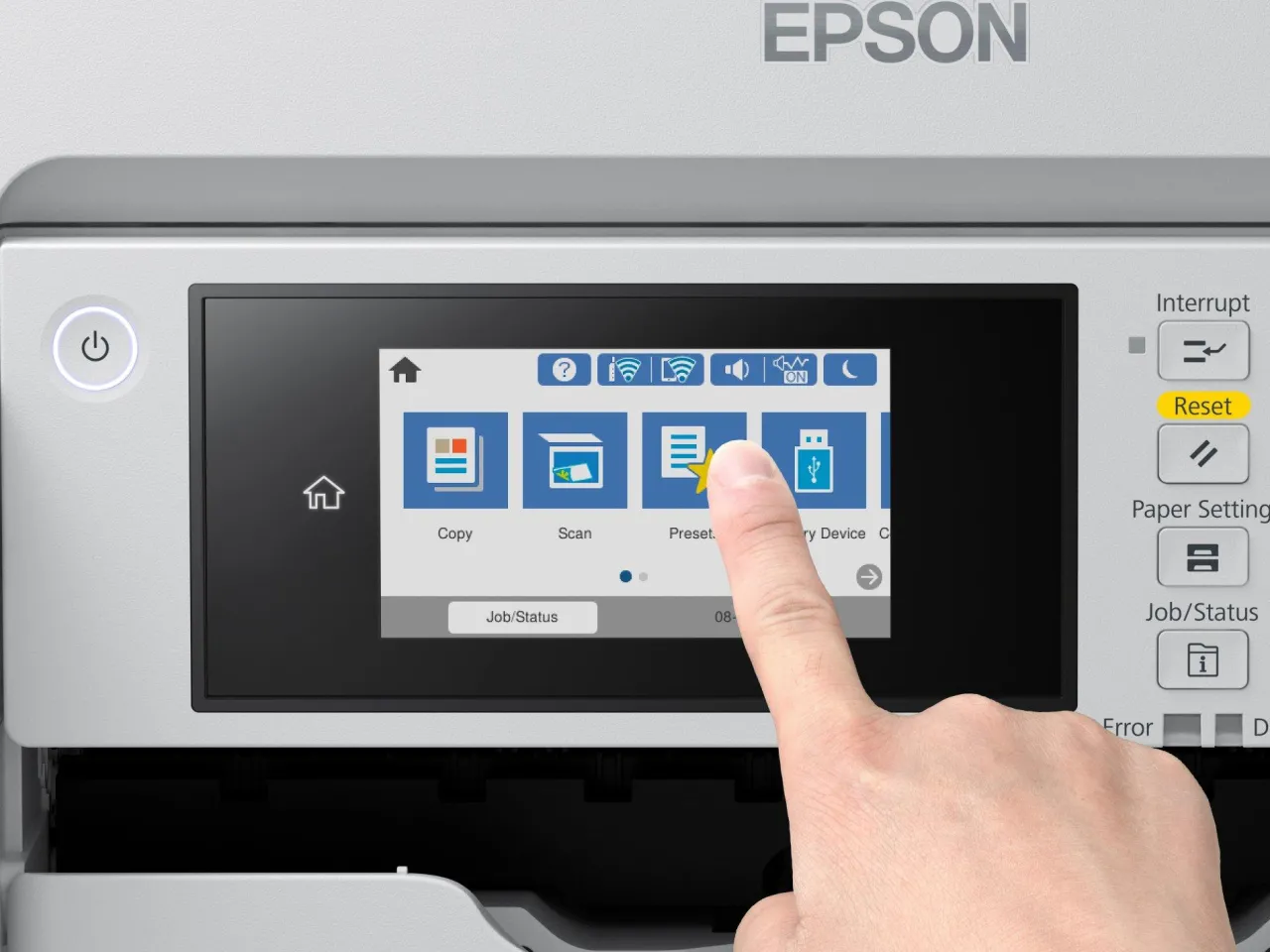 Imprimantes|Dernières Offres<Epson Solution d’impression A3+ EcoTank Pro ET-M16685 avec Wi-Fi, réservoirs d’encre et prise en charge PCL