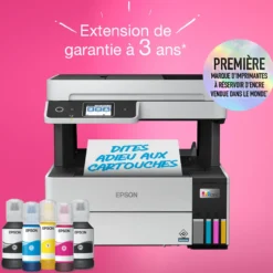 Imprimantes|Dernières Offres<Epson Solution d’impression A4 EcoTank Pro ET-5185 avec Wi-Fi, réservoirs d’encre et fax