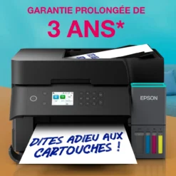 Imprimantes|Dernières Offres<Epson Solution d’impression A4 Wi-Fi EcoTank ET-3950 équipée de réservoirs d’encre, avec jusqu’à 3 ans d’encre inclus