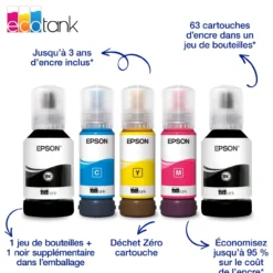 Imprimantes|Dernières Offres<Epson Solution d’impression A4 Wi-Fi EcoTank ET-4950 équipée de réservoirs d’encre, avec jusqu’à 3 ans d’encre inclus