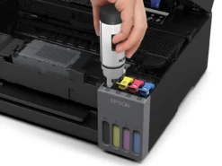 Imprimantes<Epson Solution d’impression multifonction A4 Wi-Fi et AirPrint EcoTank ET-2927 équipée de réservoirs d’encre, écran LCD et jusqu’à 3 ans d’encre inclus