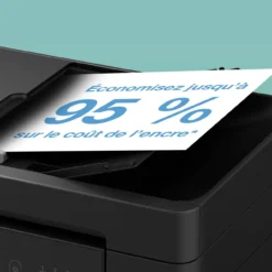 Imprimantes<Epson Solution d’impression multifonction A4 Wi-Fi et AirPrint EcoTank ET-4905 équipée de réservoirs d’encre, d’un écran LCD et d’un chargeur automatique de documents, avec jusqu’à 3 ans d’encre inclus