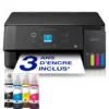 Imprimantes<Epson Solution d’impression multifonction A4 Wi-Fi et AirPrint EcoTank ET-2920 équipée de réservoirs d’encre, écran LCD et jusqu’à 3 ans d’encre inclus