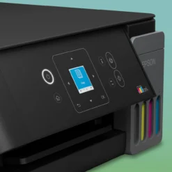 Imprimantes<Epson Solution d’impression multifonction A4 Wi-Fi et AirPrint EcoTank ET-2920 équipée de réservoirs d’encre, écran LCD et jusqu’à 3 ans d’encre inclus