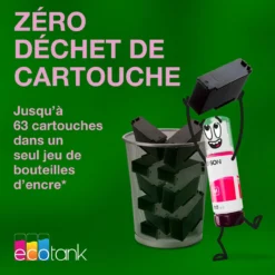 Imprimantes<Epson Solution d’impression multifonction A4 Wi-Fi et AirPrint EcoTank ET-2914 équipée de réservoirs d’encre, avec jusqu’à 3 ans d’encre inclus