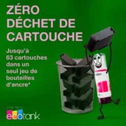 Imprimantes<Epson Solution d’impression multifonction A4 Wi-Fi et AirPrint EcoTank ET-2910 équipée de réservoirs d’encre, avec jusqu’à 3 ans d’encre inclus