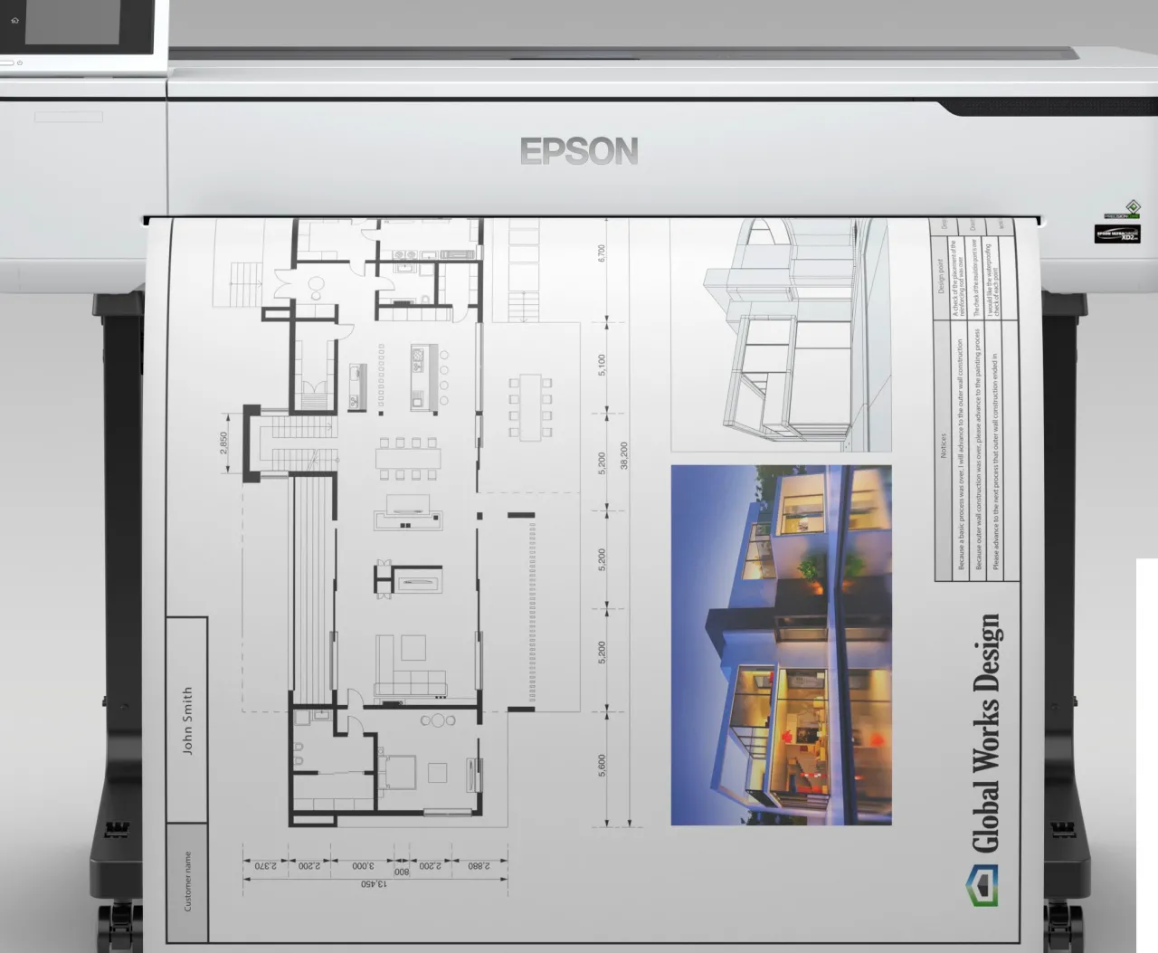 Imprimantes<Epson SureColor SC-T5100 (with Stand) 220v