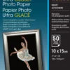 Papier<Epson Ultra Glossy Photo Paper, 100 x 150 mm, 300g/m2, 50 Sheets