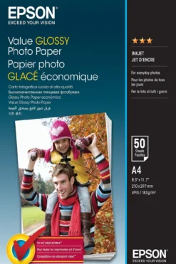 Papier<Epson Value Glossy Photo Paper A4 50 sheet