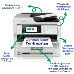 Imprimantes<Epson WorkForce Pro WF-C5890DWF Printer